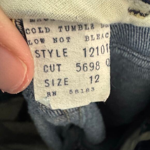 Vintage 80s Sasson High Waist Tapered Jeans Size 12 Blue Denim Made in USA - Picture 6 of 7